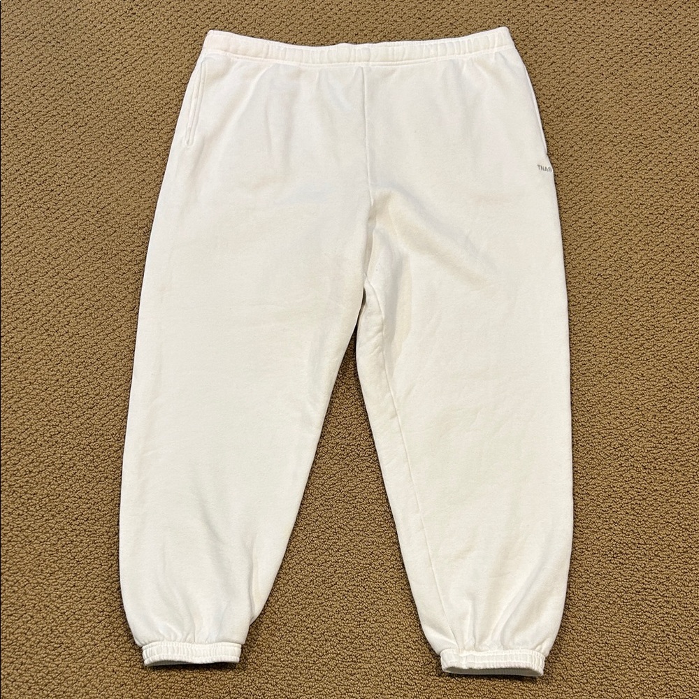 Tna Cozy Fleece Mega Sweatpant size 2XL White